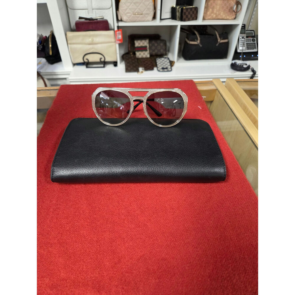 Versace Womens Sunglasses Gold Framed